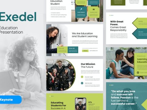 EXEDEL - Education Keynote Template EW7PRTS