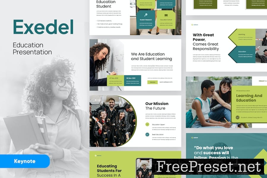 EXEDEL - Education Keynote Template EW7PRTS