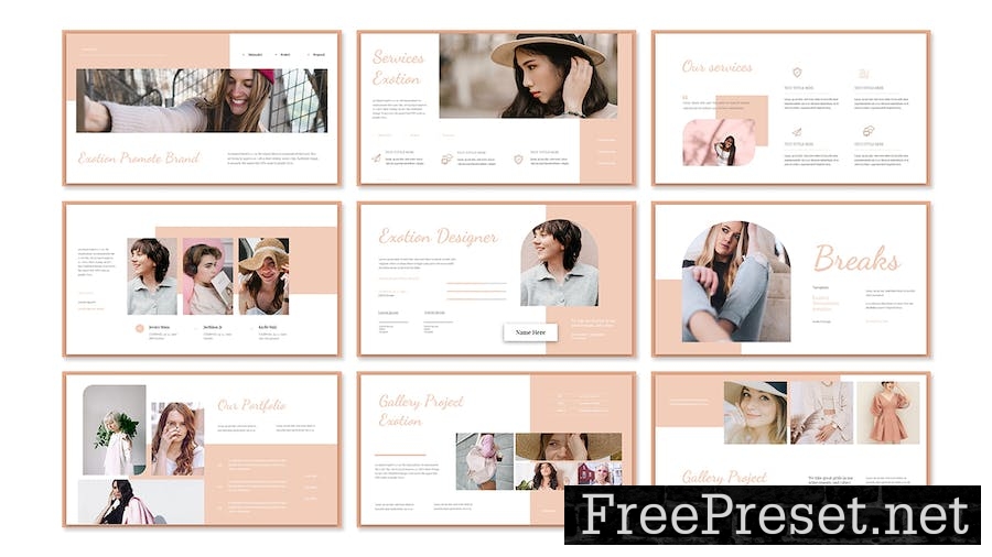 Exotion - Fashion Presentation Keynote Template 6QLSW4E