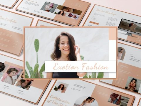 Exotion - Fashion Presentation Keynote Template 6QLSW4E