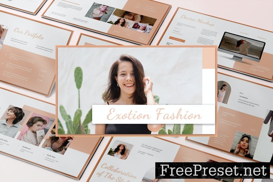 Exotion - Fashion Presentation Keynote Template 6QLSW4E