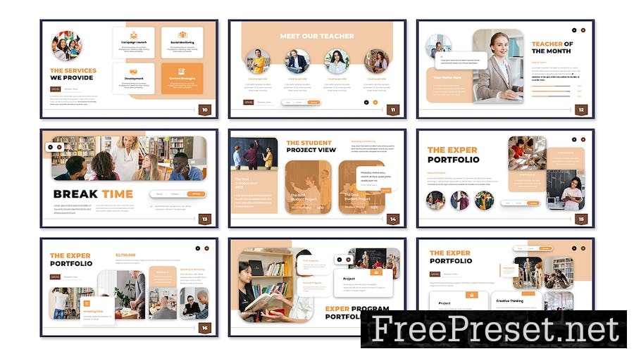 Exper Education Presentation Google Slide Template F7GY2GY