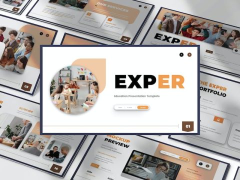 Exper Education Presentation Google Slide Template F7GY2GY