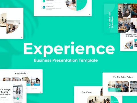 Experience Baby Blue Modern Business Keynote FEWYQ5E