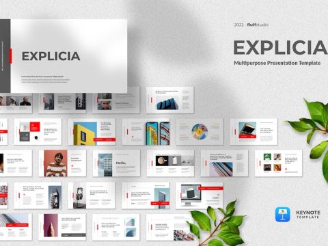 Explicia - Business Keynote Template TMBB76Z