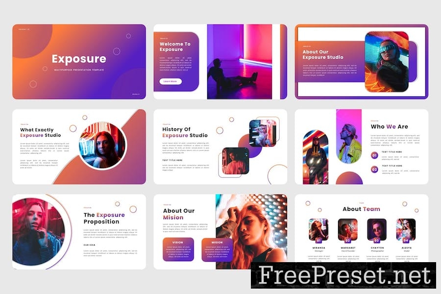 Exposure - Multipurpose Business Keynote Template NVLYWX8