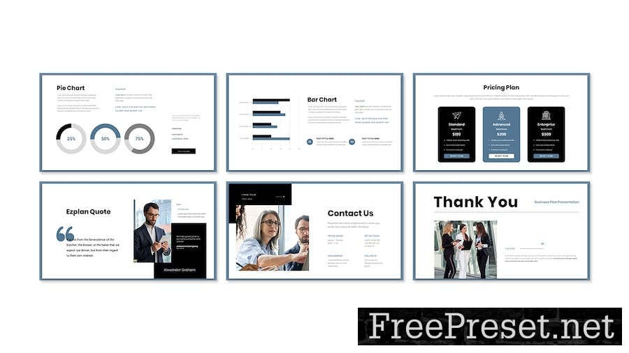 Ezplan Business Presentation Google Slide Template 6M8KL6P