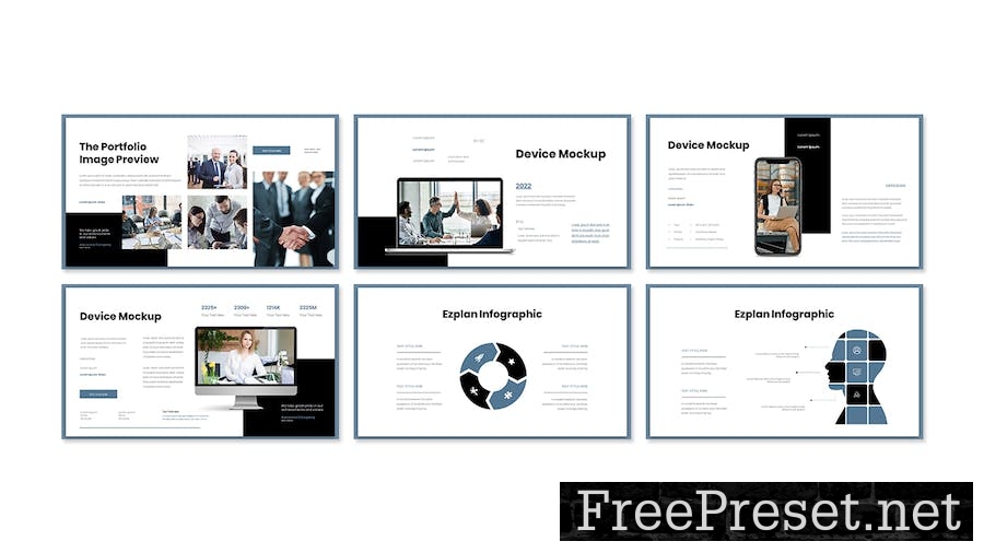 Ezplan Business Presentation Google Slide Template 6M8KL6P