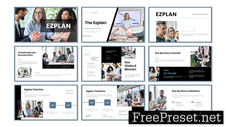 Ezplan - Business Presentation Keynote Template JKAJRFE