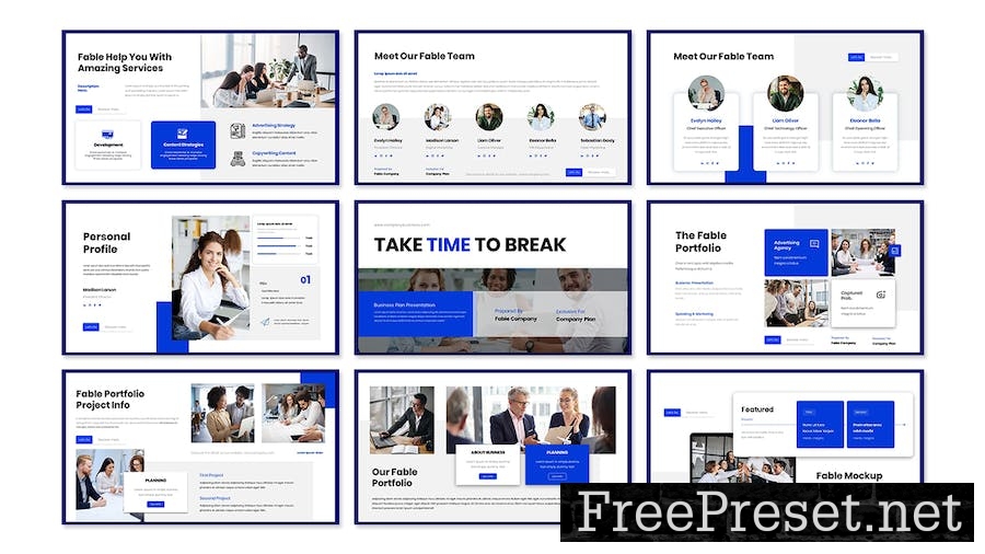 Fable - Business Presentation Keynote Template CZXMFZF