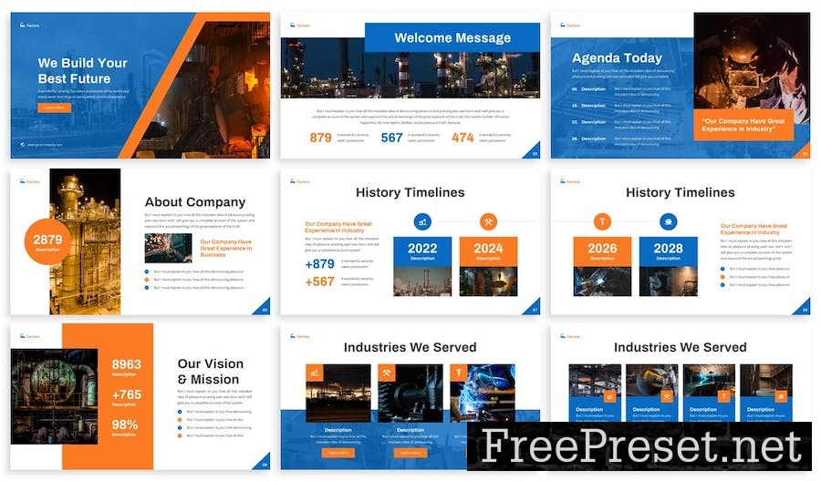 Factora - Industry Keynote Template CB32T8L