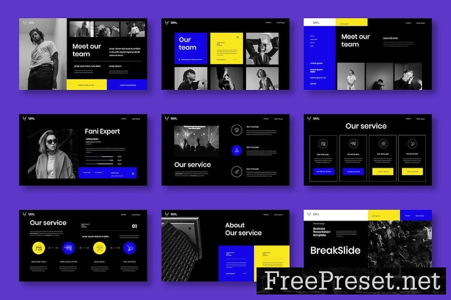 Fani – Business Keynote Template QXNDCHK