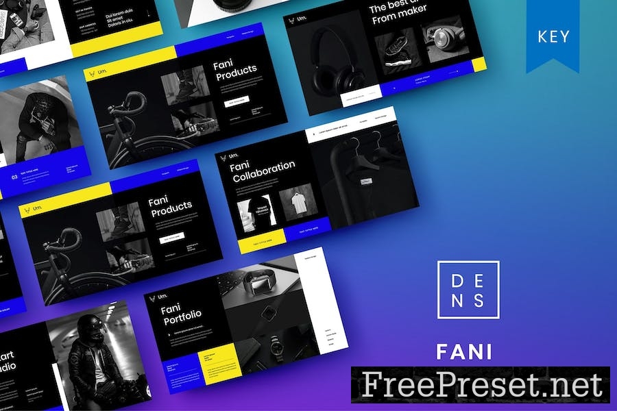 Fani – Business Keynote Template QXNDCHK