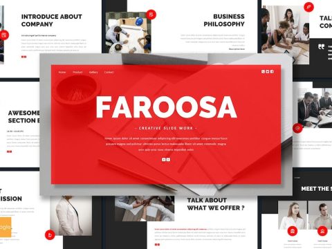 Faroosa - Creative Slide Google Slides Template HGCQ63J