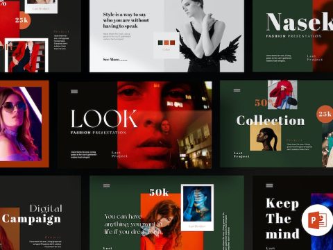 Fashion Look Book Presentation Template RHKAMZ8