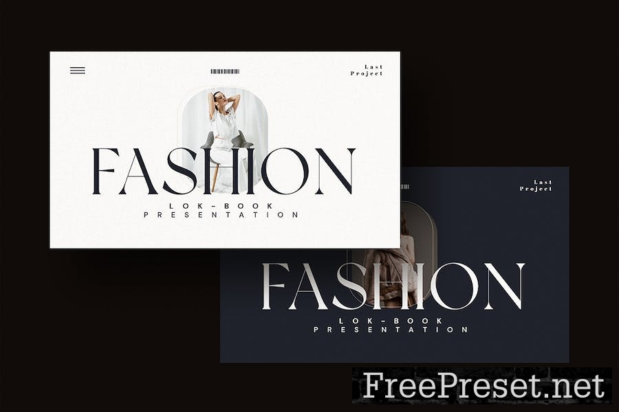 Fashion Look - Book Presentation Template SRN84AE