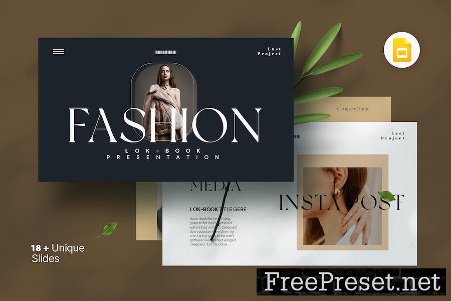 Fashion Look - Book Presentation Template SRN84AE