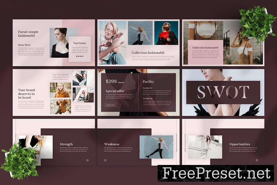 Fashionable - Keynote Template J4LNRFQ