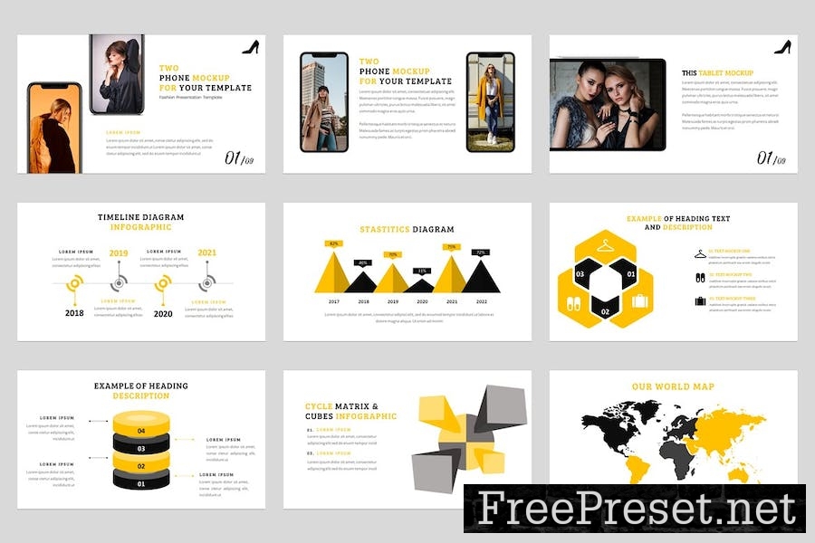 Fashionist - Fashion Keynote Template WANYEWS