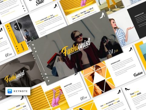 Fashionist - Fashion Keynote Template WANYEWS