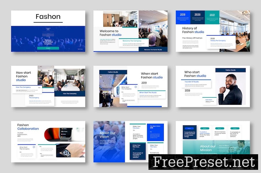 Fashon – Business Keynote Template 9BDYPXU