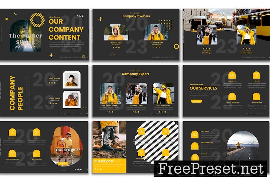 Faster Google Slides Presentation Template 5J4HR2M