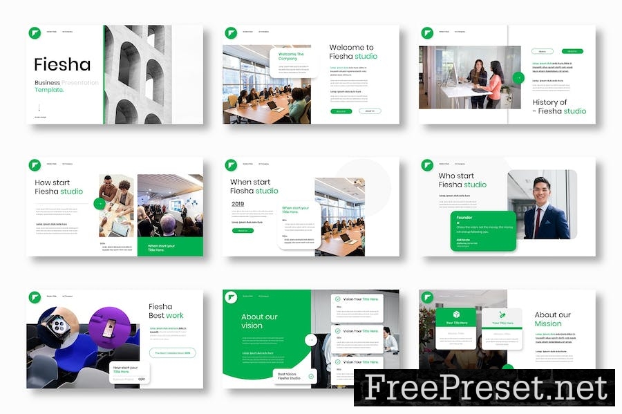 Fiesha – Business Keynote Template UB3NDWD