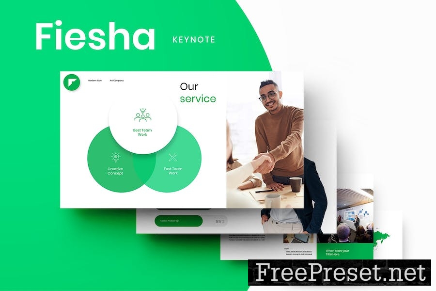 Fiesha – Business Keynote Template UB3NDWD