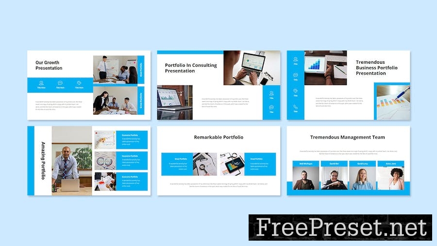 Financier - Business Presentation Keynote Template WF7XV7M