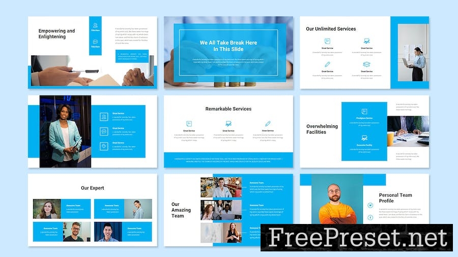 Financier - Business Presentation Keynote Template WF7XV7M