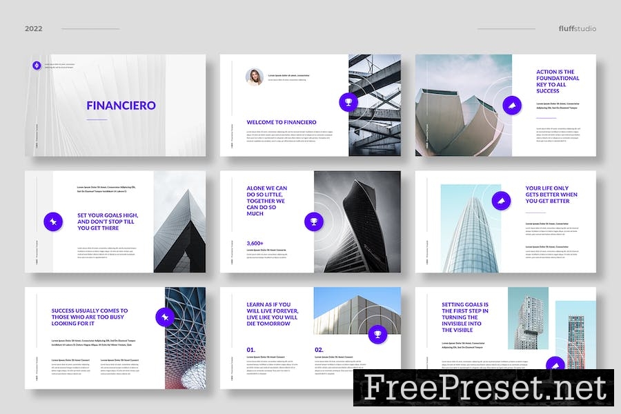 Financiero - Business Keynote Template YCR87GZ