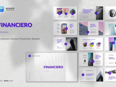 Financiero - Business Keynote Template YCR87GZ