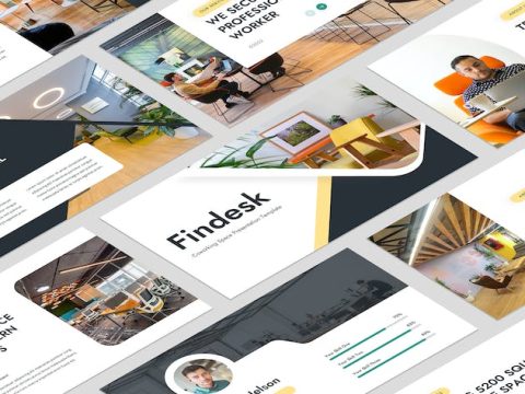 Findesk - Coworking Space Google Slide Template 6QFHMFC