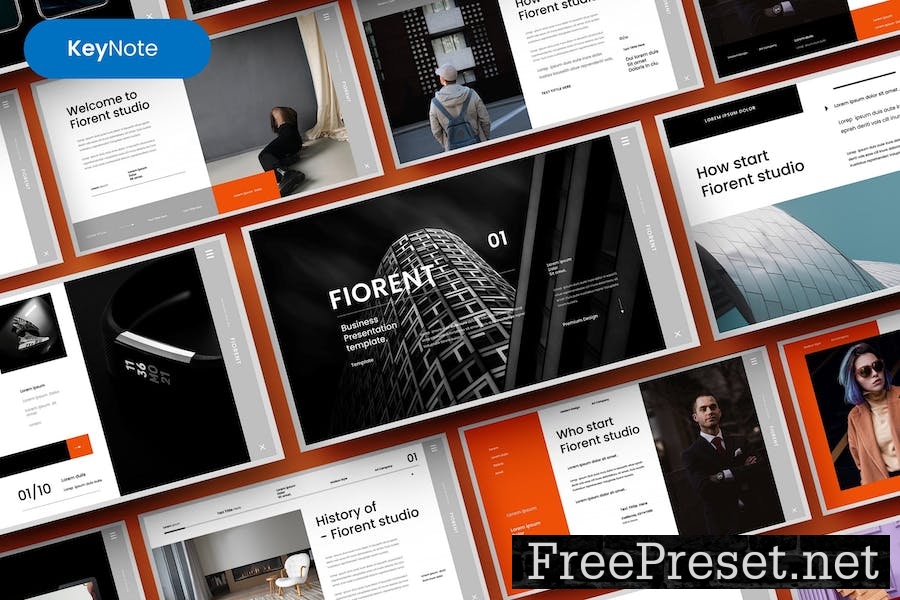 Fiorent – Business Keynote Template ZYTJ8L8