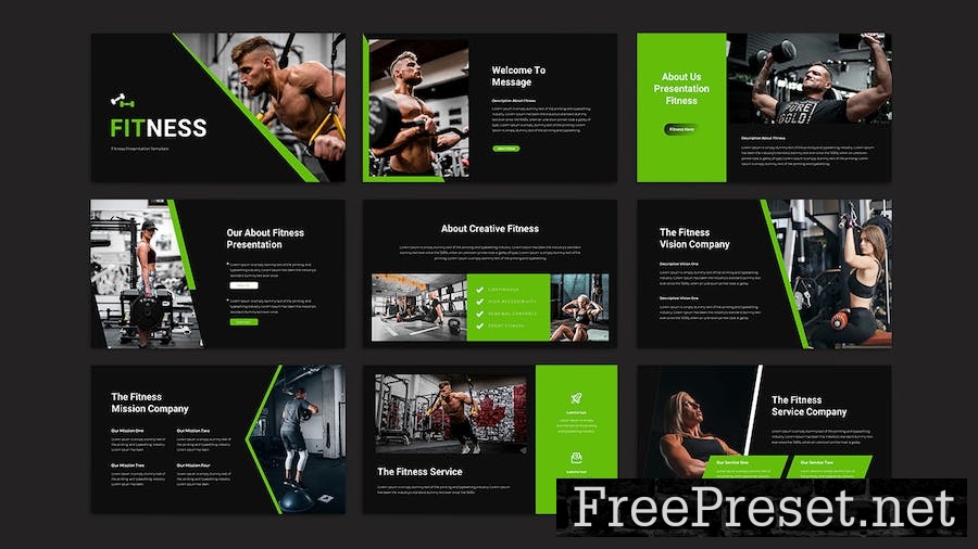 FITNESS - KEYNOTE Template 8K3SNKN