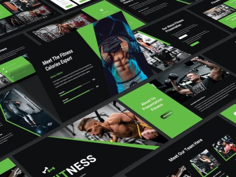 FITNESS - KEYNOTE Template 8K3SNKN