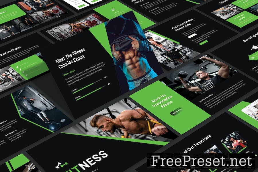 FITNESS - KEYNOTE Template 8K3SNKN