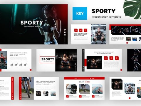 Fitsport - Gym, Fitness & Sports Keynote Template LHTJS5Q