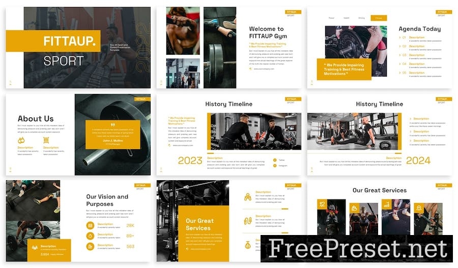 Fittaup - Sport Keynote Template FZ5B3D6