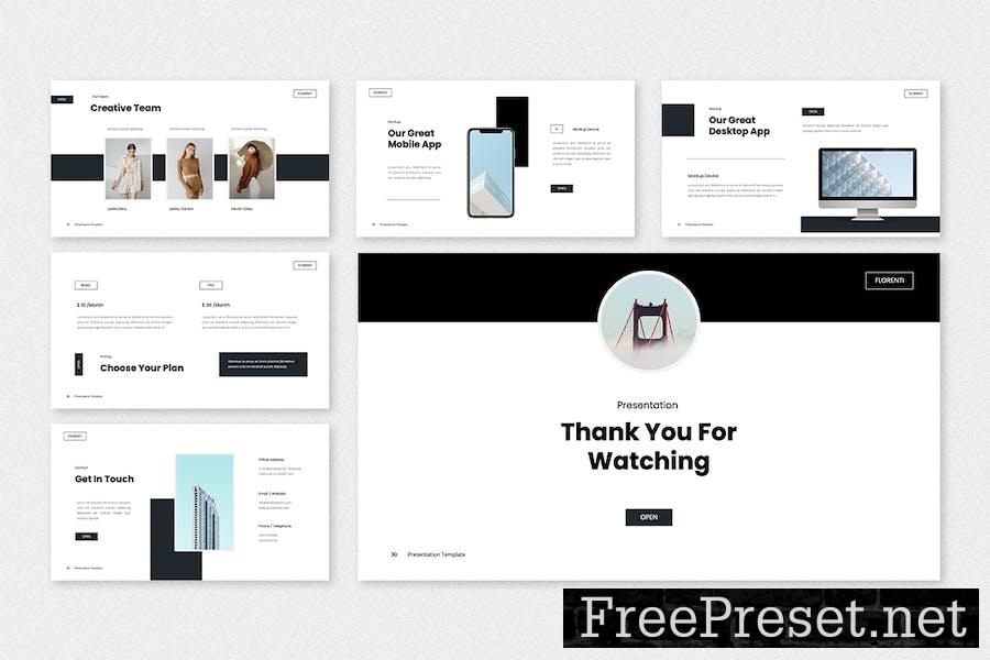 Florenti - Minimal Keynote Template A8GM9LS