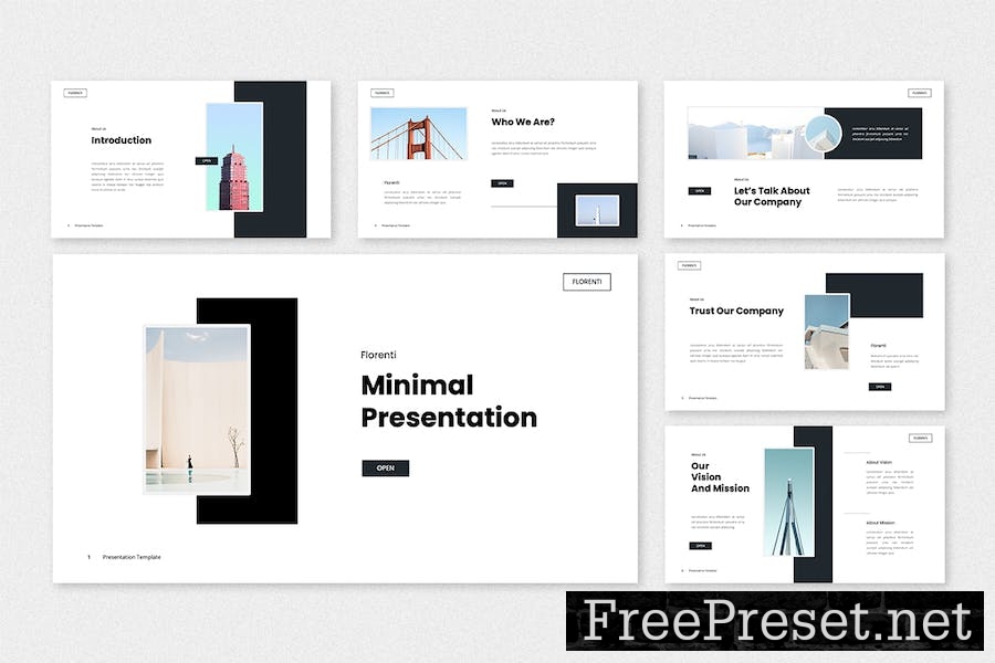 Florenti - Minimal Keynote Template A8GM9LS