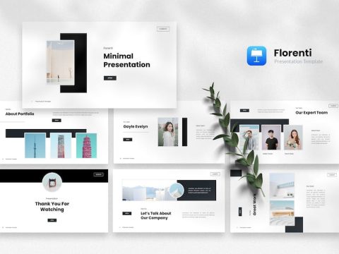 Florenti - Minimal Keynote Template A8GM9LS