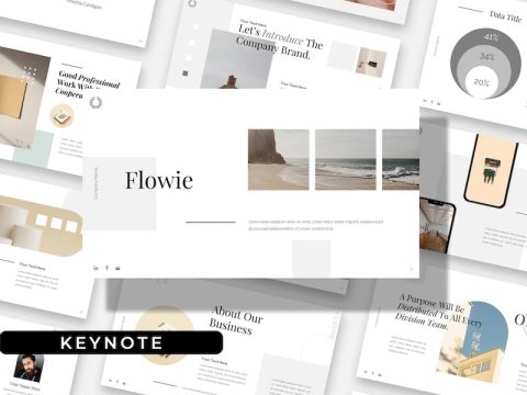 Flowie - White Business Keynote Template 2DHUM53