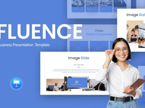 Fluence Blue Creative Business Keynote URV94MJ