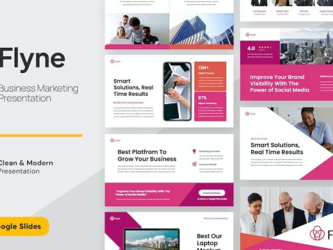 FLYNE - Business Marketing Google Slides CX46Z2V