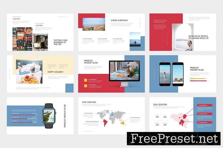 Foila : End Year Holiday Powerpoint Template S4UJGBA