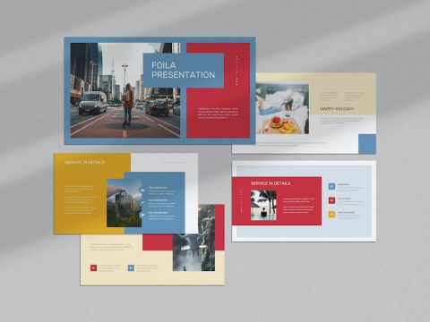 Foila : End Year Holiday Powerpoint Template S4UJGBA