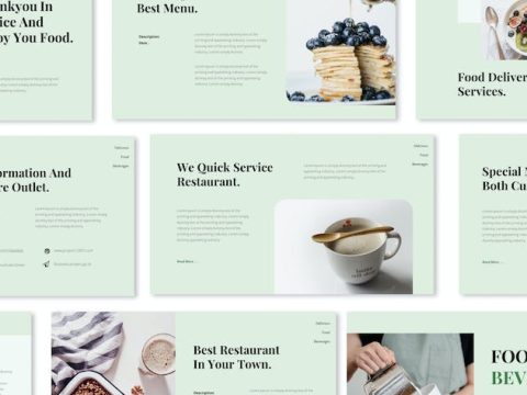 Food And Beverage Keynote Presentation Template