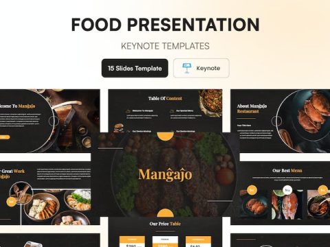 Food Presentation Template Keynote 82SYQ8C