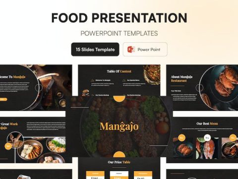 Food Presentation Template Powerpoint VR9LBGR